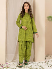 Limelight Winter Unstitched Printed Khaddar Single Shirt U2509 Green