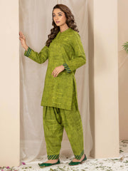 Limelight Winter Unstitched Printed Khaddar Single Shirt U2509 Green