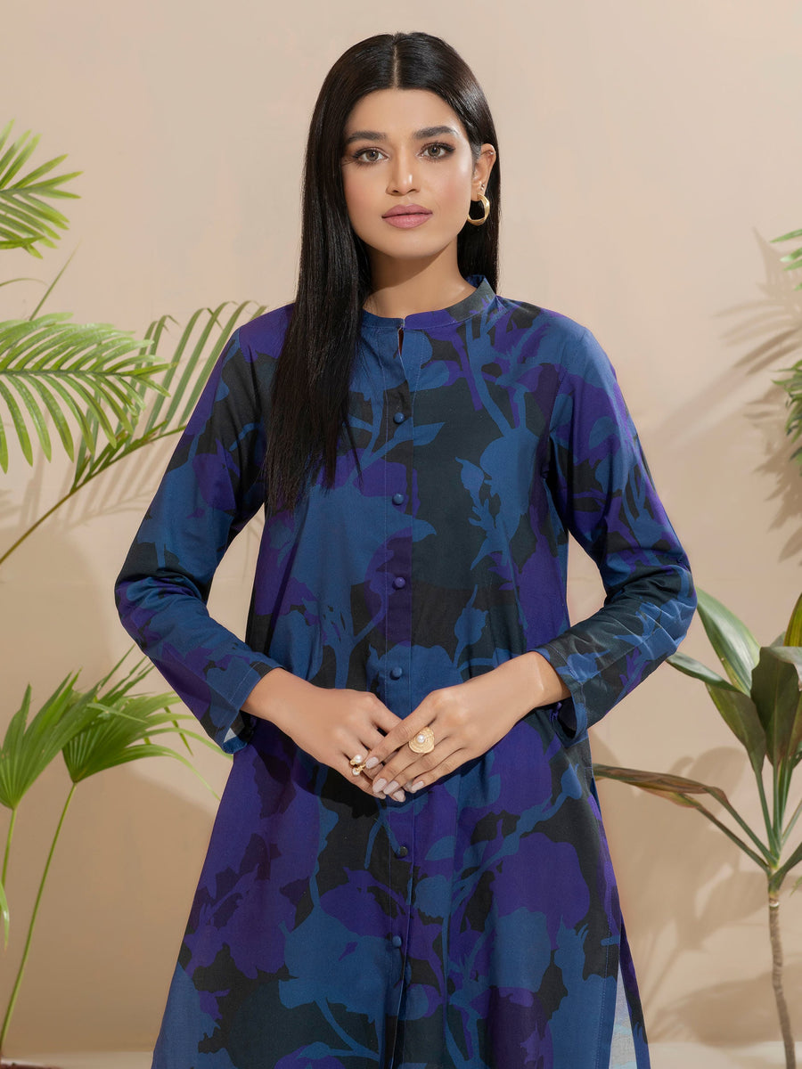 Limelight Winter Unstitched Printed Khaddar Single Shirt U2510 Black