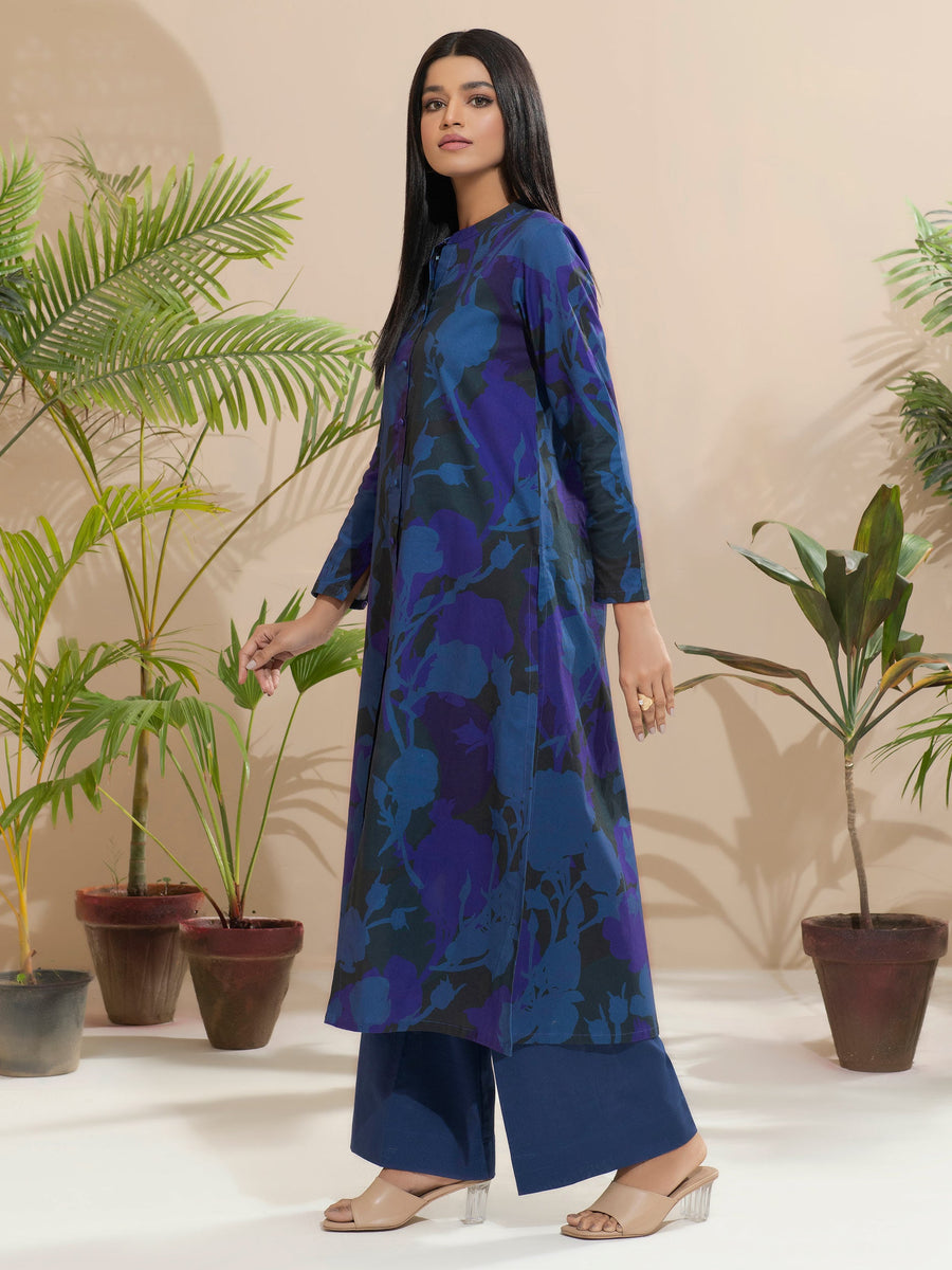Limelight Winter Unstitched Printed Khaddar Single Shirt U2510 Black