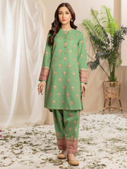 Limelight Winter Unstitched Printed Khaddar Single Shirt U2516 Green