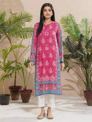 Limelight Winter Unstitched Printed Linen Single Shirt U2527 Pink