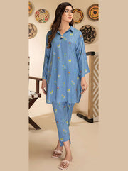 LimeLight Summer Unstitched Printed Lawn 1 Piece Shirt U2543 Blue