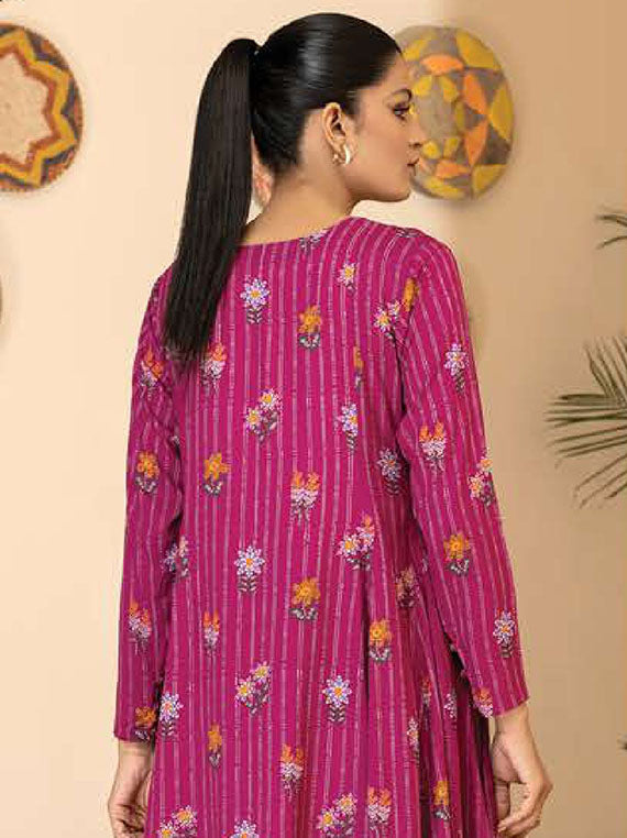 LimeLight Summer Unstitched Printed Lawn 1 Piece Shirt U2543 Pink