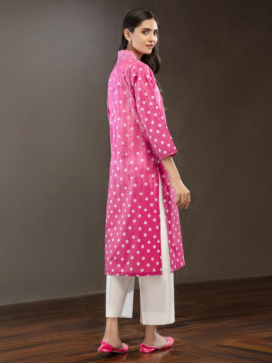 LimeLight Summer Unstitched Printed Lawn 1 Piece Shirt U2545 Pink