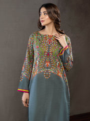 LimeLight Summer Unstitched Printed Lawn 1 Piece Shirt U2550 Grey