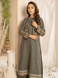 Limelight Winter Unstitched Printed Khaddar 2Pc Suit U2570 Army Green