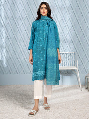 LimeLight Summer Unstitched Printed Lawn 2 Piece Suit U2583 Ferozi