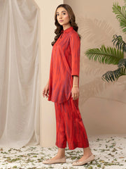 Limelight Winter Unstitched Printed Linen Single Shirt U2593 Rust