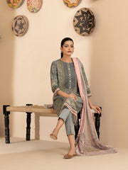 Limelight Summer Unstitched Printed Lawn 3Pc Suit U2625 Peach