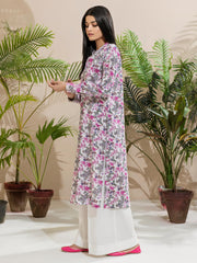 Limelight Winter Unstitched Printed Khaddar Single Shirt U2648 White