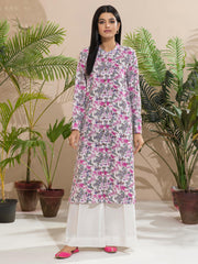 Limelight Winter Unstitched Printed Khaddar Single Shirt U2648 White