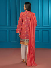 LimeLight Vol-03 Summer Unstitched Printed Lawn 2Pc Suit U2660 Coral