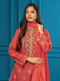 LimeLight Vol-03 Summer Unstitched Printed Lawn 2Pc Suit U2660 Coral