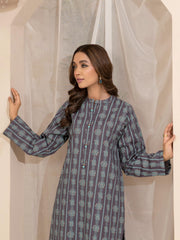 Limelight Winter Unstitched Printed Khaddar 2Pc Suit U2672 Grey