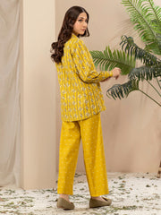 Limelight Winter Unstitched Printed Khaddar 2Pc Suit U2672 Lemon