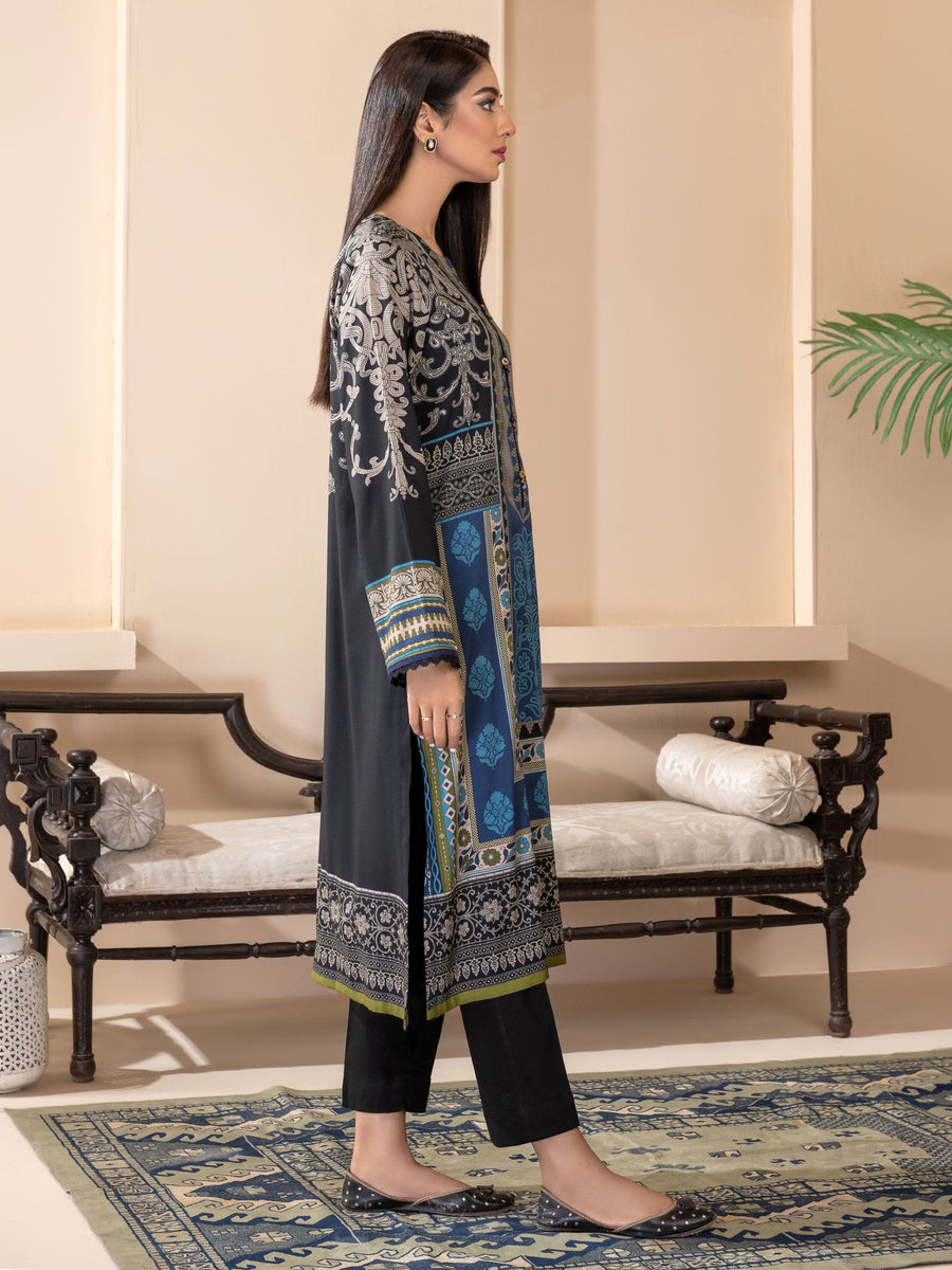 LimeLight Vol-03 Summer Unstitched Printed Lawn 1Pc Shirt U2762 Black
