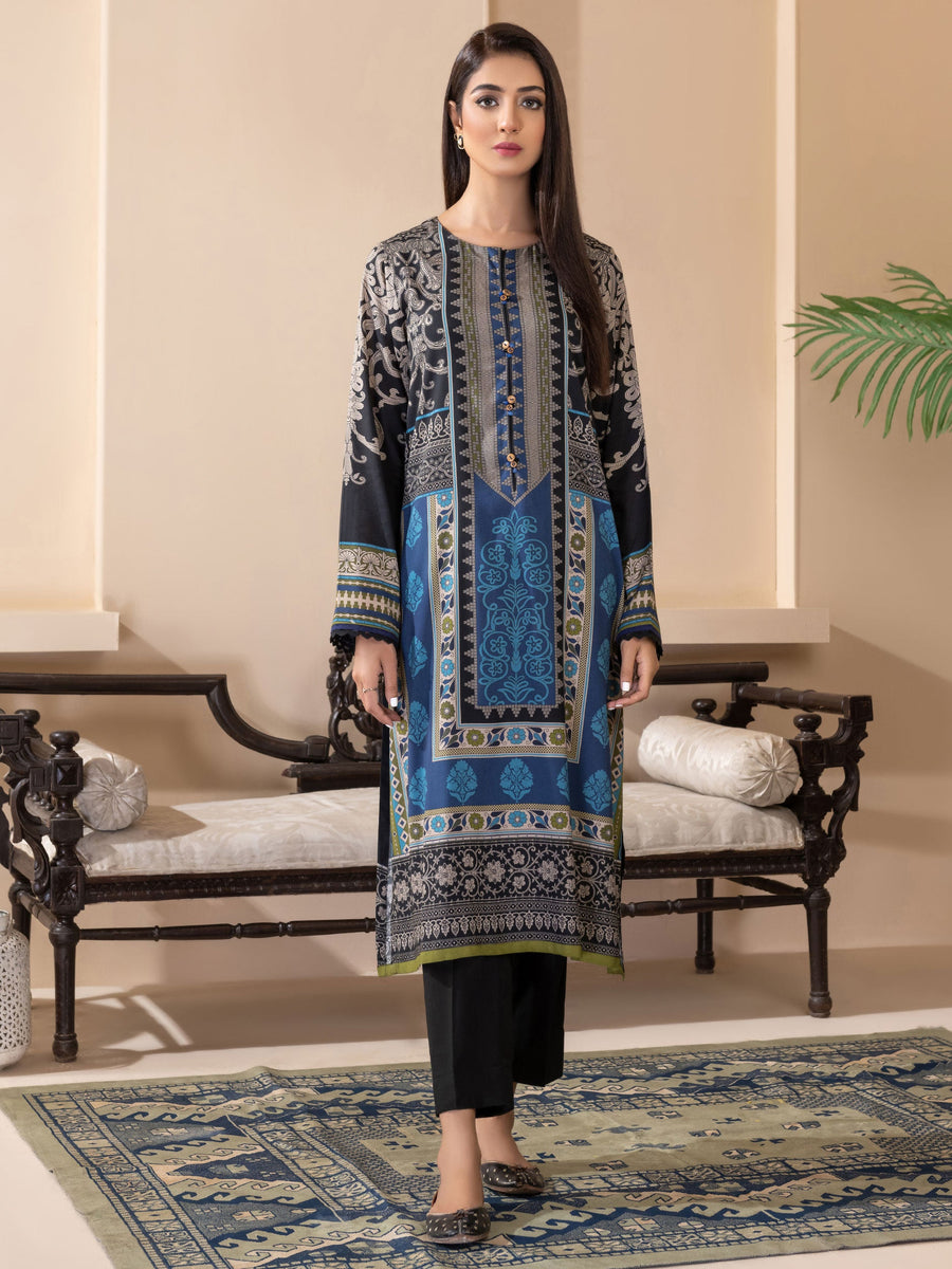 LimeLight Vol-03 Summer Unstitched Printed Lawn 1Pc Shirt U2762 Black