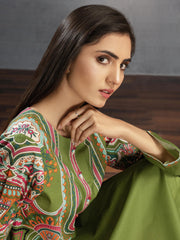 LimeLight Vol-03 Summer Unstitched Printed Lawn 1Pc Shirt U2763 Green