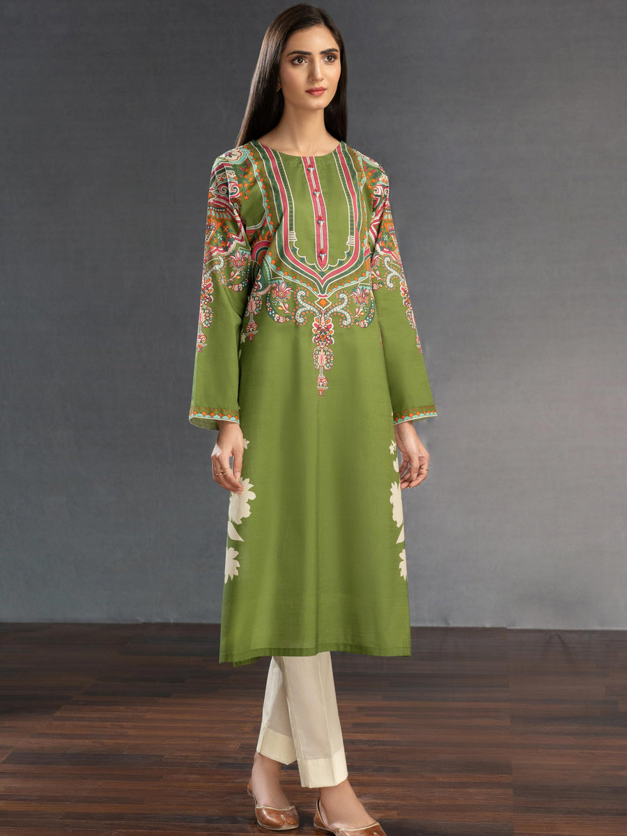 LimeLight Vol-03 Summer Unstitched Printed Lawn 1Pc Shirt U2763 Green