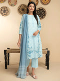LimeLight Vol-03 Summer Unstitched Printed Lawn 3Pc Suit U2777 Ice Blue