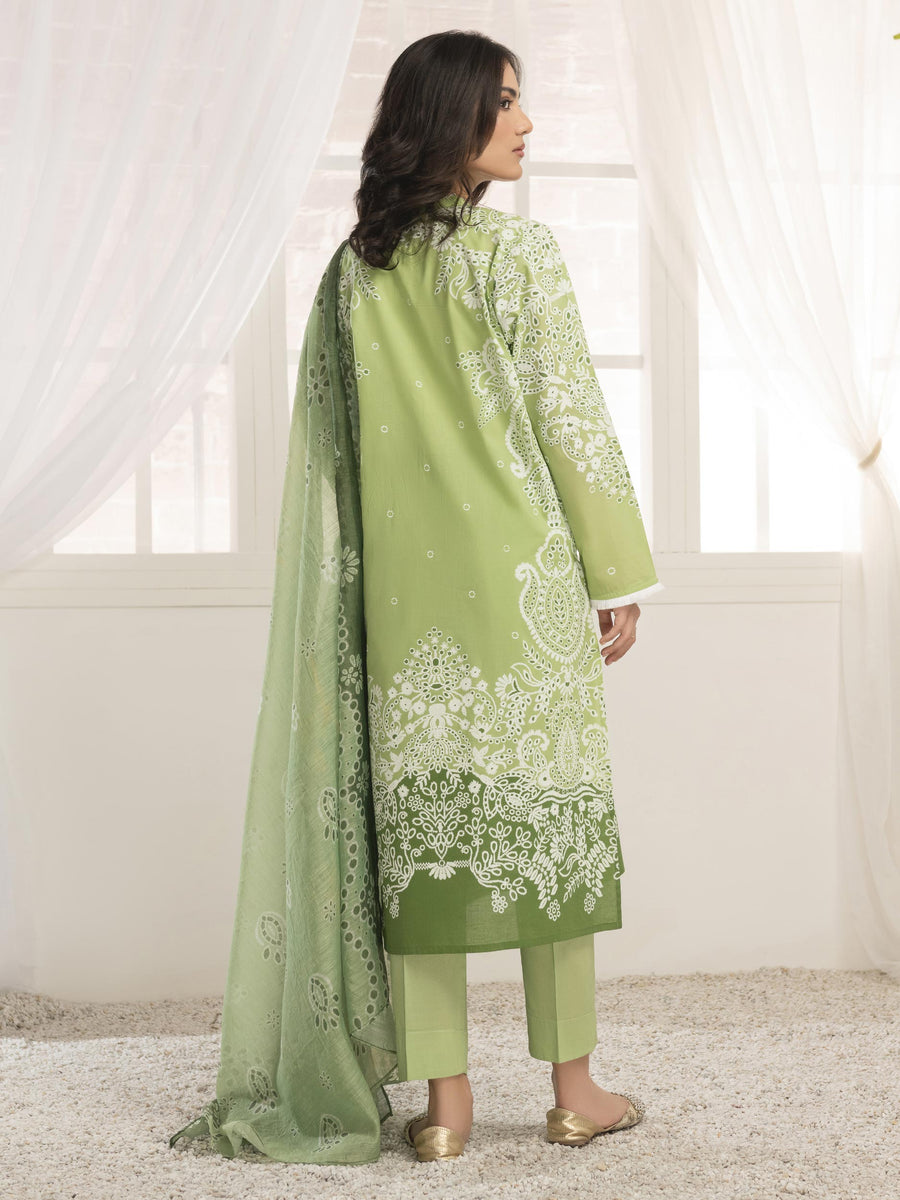 LimeLight Vol-03 Summer Unstitched Printed Lawn 2Pc Suit U2778 Green