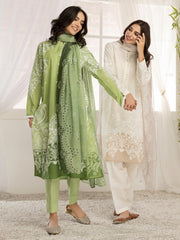 LimeLight Vol-03 Summer Unstitched Printed Lawn 2Pc Suit U2778 Green