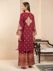 LimeLight Vol-03 Summer Unstitched Printed Lawn 2Pc Suit U2787 Red