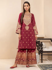 LimeLight Vol-03 Summer Unstitched Printed Lawn 2Pc Suit U2787 Red