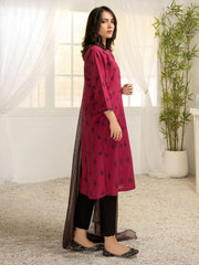 LimeLight Vol-03 Summer Unstitched Printed Lawn 2Pc Suit U2789 Plum