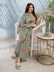 LimeLight Summer Unstitched Printed Lawn 1 Piece Shirt U2790 Sea Green