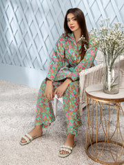 LimeLight Summer Unstitched Printed Lawn 1 Piece Shirt U2790 Sea Green