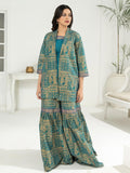 LimeLight Vol-03 Summer Unstitched Printed Lawn 1Pc Shirt U2816 Teal
