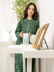 LimeLight Summer Unstitched Printed Lawn 1 Piece Shirt U2819 Green