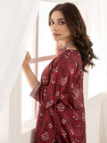 LimeLight Summer Unstitched Printed Lawn 1 Piece Shirt U2820 Red