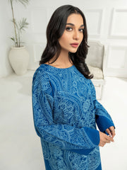 LimeLight Vol-03 Summer Unstitched Printed Lawn 1Pc Shirt U2821 Blue