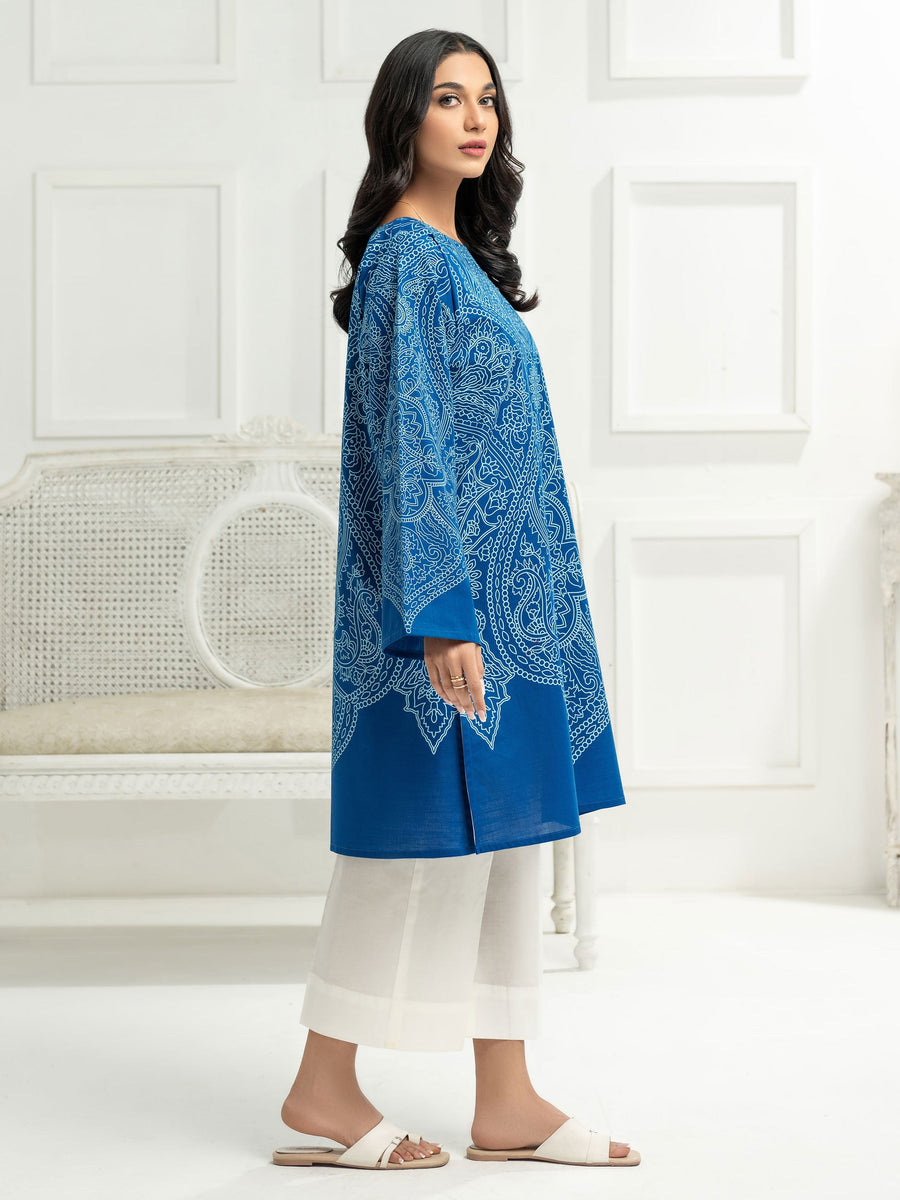 LimeLight Vol-03 Summer Unstitched Printed Lawn 1Pc Shirt U2821 Blue