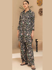 LimeLight Summer Unstitched Printed Lawn 1 Piece Shirt U2822 Black