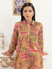 LimeLight Summer Unstitched Printed Lawn 1 Piece Shirt U2825 Yellow