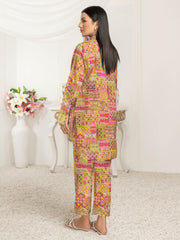 LimeLight Summer Unstitched Printed Lawn 1 Piece Shirt U2825 Yellow