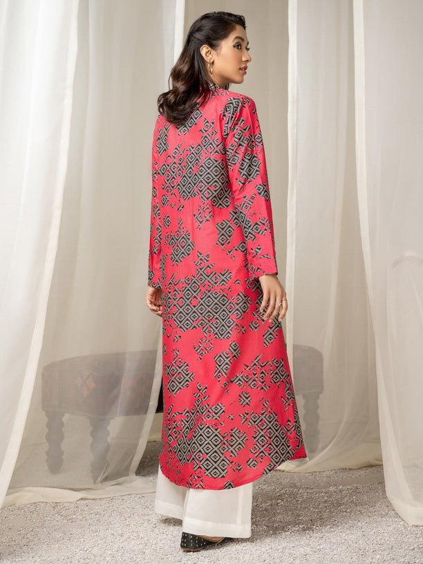 Limelight Summer Unstitched Printed Lawn 1Pc Shirt U2829 Red