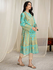 Limelight Summer Unstitched Paste Printed Lawn 1Pc Shirt U2830 Sea Green