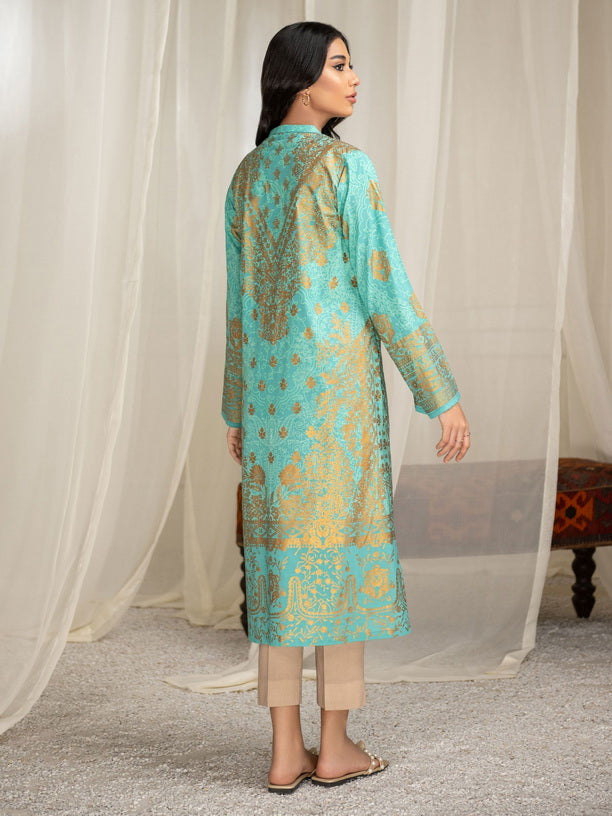 Limelight Summer Unstitched Paste Printed Lawn 1Pc Shirt U2830 Sea Green