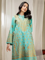 Limelight Summer Unstitched Paste Printed Lawn 1Pc Shirt U2830 Sea Green