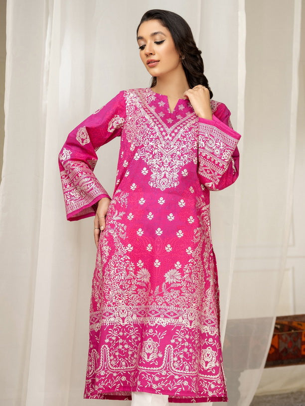 Limelight Summer Unstitched Paste Printed Lawn 1Pc Shirt U2830 Pink