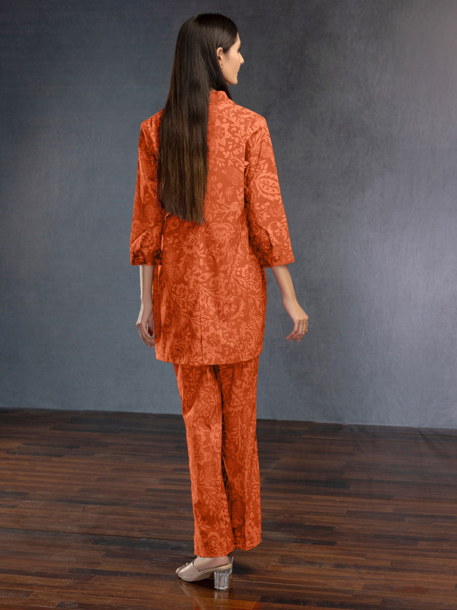 LimeLight Vol-03 Summer Unstitched Printed Lawn 1Pc Shirt U2865 Orange