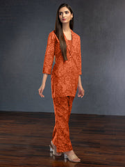 LimeLight Vol-03 Summer Unstitched Printed Lawn 1Pc Shirt U2865 Orange
