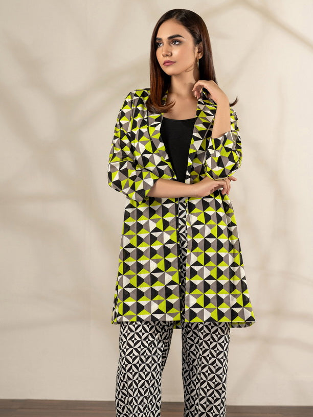Limelight Summer Unstitched Printed Lawn 2Pc Suit U2870 Green