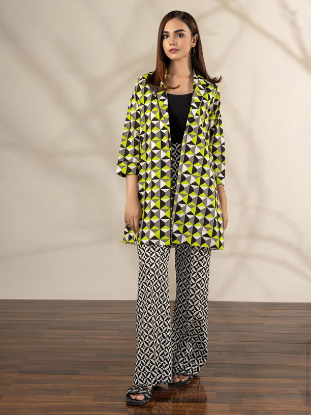 Limelight Summer Unstitched Printed Lawn 2Pc Suit U2870 Green