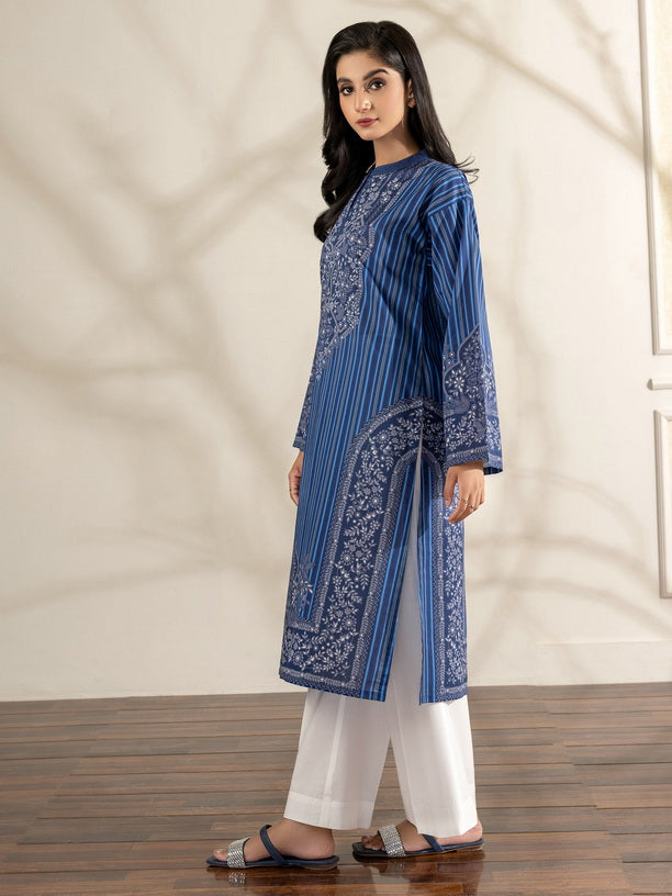 Limelight Summer Unstitched Printed Lawn 1Pc Shirt U2873 Blue